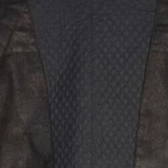 Bcbgmaxazria Cropped Black Zip Up Quilted Coat Jacket Size M - Picture 5 of 5